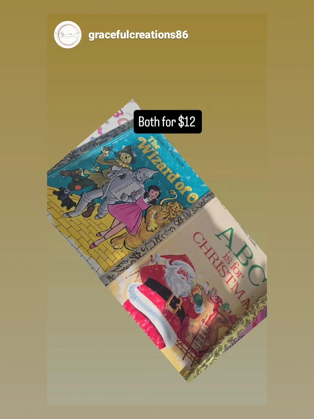 Children's Holiday and Wizard Storybook Set - Pink, Blue
